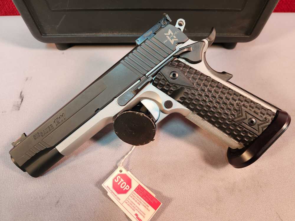 SIG SAUER 1911 MAX MICHEL 45ACP USED! PENNY AUCTION!-img-0