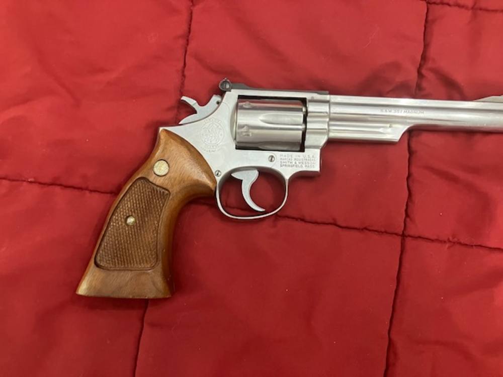 S&W K &L Frame Square Butt ORIGINAL Target Grips-img-0