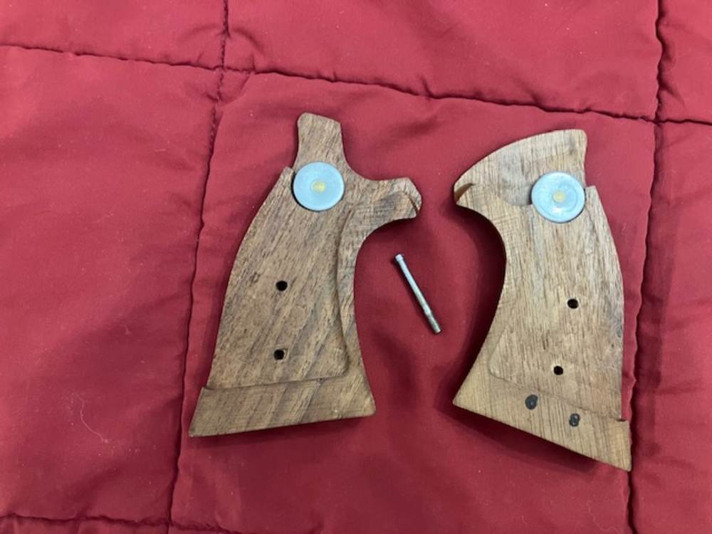 S&W K &L Frame Square Butt ORIGINAL Target Grips-img-5
