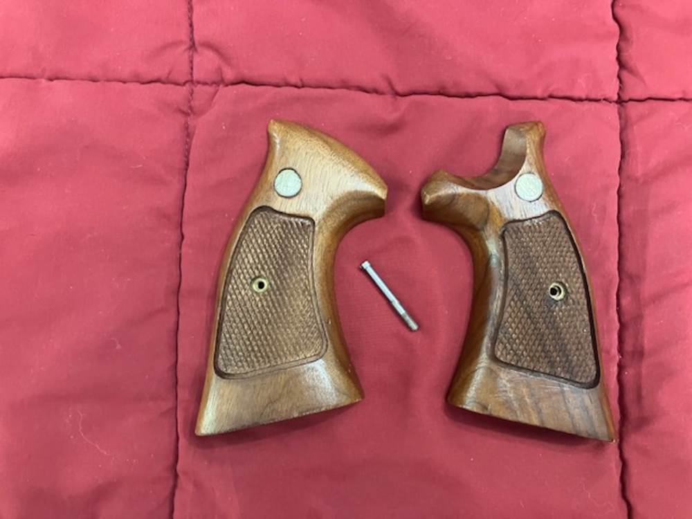 S&W K &L Frame Square Butt ORIGINAL Target Grips-img-4