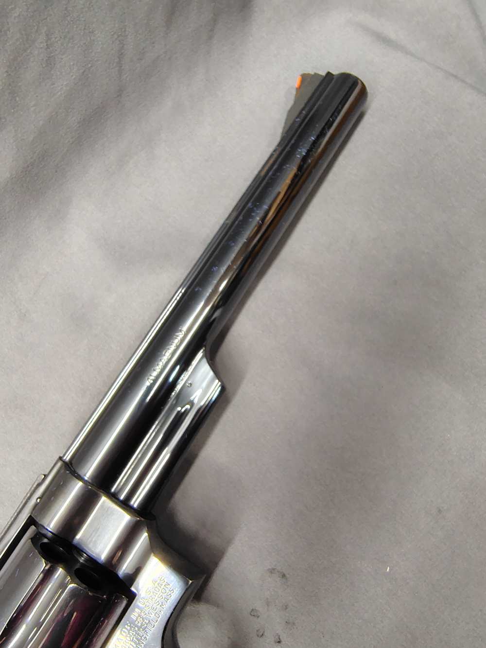 Smith and Wesson S&W 57 8-3/8" barrel 41 mag w presentation box NO RESERVE!-img-11