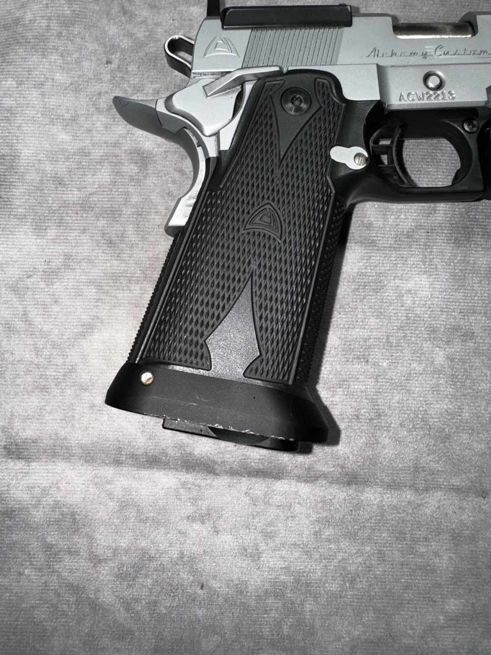 USED! ALCHEMY CUSTOM WEAPONRY ACW QUANTICO HI-CAP 2011 W/ HOLSTER & X300-img-4