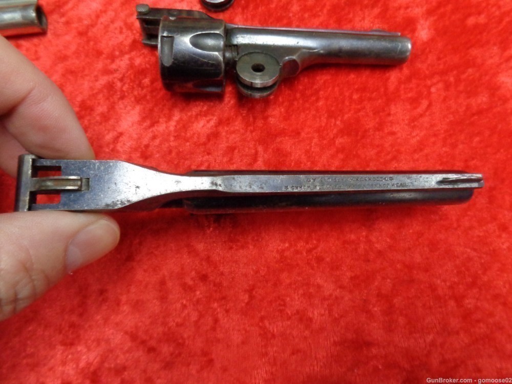 6 Iver Johnson Cycle Top Break Safety Automatic Barrel Cylinder Nickel Blue-img-30