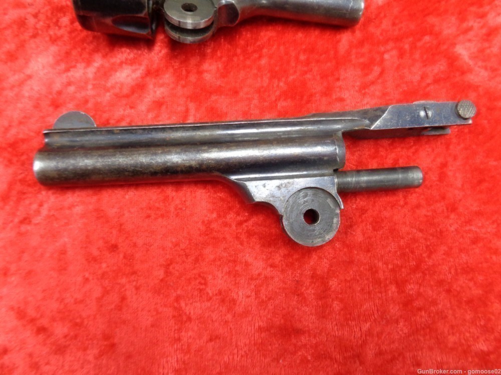 6 Iver Johnson Cycle Top Break Safety Automatic Barrel Cylinder Nickel Blue-img-32