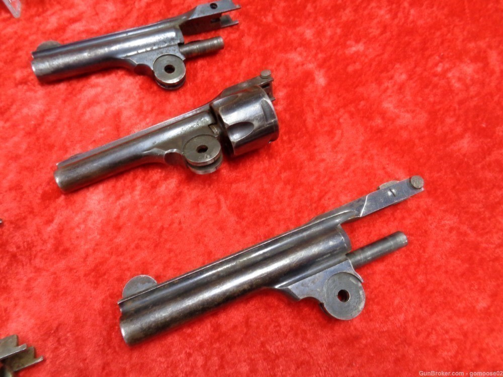 6 Iver Johnson Cycle Top Break Safety Automatic Barrel Cylinder Nickel Blue-img-36
