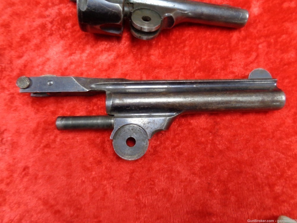 6 Iver Johnson Cycle Top Break Safety Automatic Barrel Cylinder Nickel Blue-img-29
