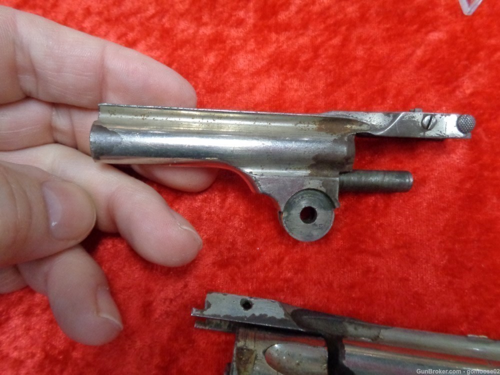 6 Iver Johnson Cycle Top Break Safety Automatic Barrel Cylinder Nickel Blue-img-16