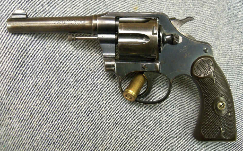 COLT POLICE POSITIVE .38 S&W 1926 6 SHOT REVOLVER  American Railway Express-img-0
