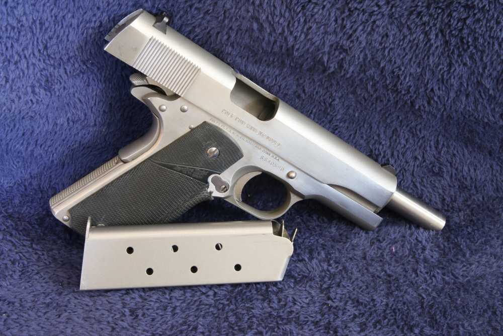 Like New - COLT 1911 Govt. Mdl. .45 ACP Stnls Pistol Mfg. 1989 - NO RESERVE-img-7