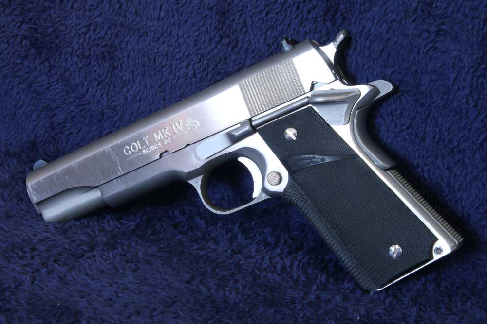 Like New - COLT 1911 Govt. Mdl. .45 ACP Stnls Pistol Mfg. 1989 - NO RESERVE-img-1