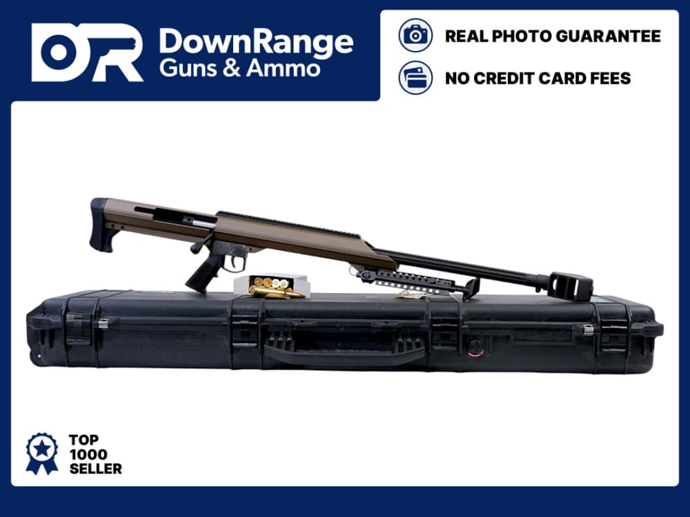 Barrett M99 Model 99 50 BMG 29" Fluted Single Shot Bolt Action FDE Unfired-img-0