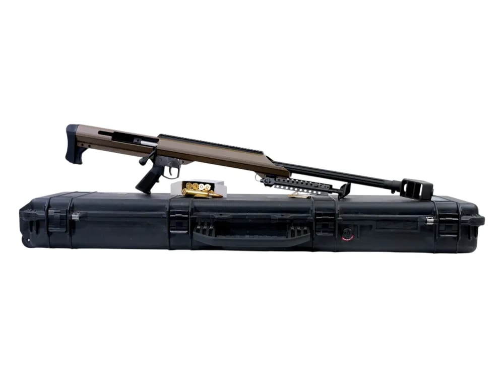 Barrett M99 Model 99 50 BMG 29" Fluted Single Shot Bolt Action FDE Unfired-img-24