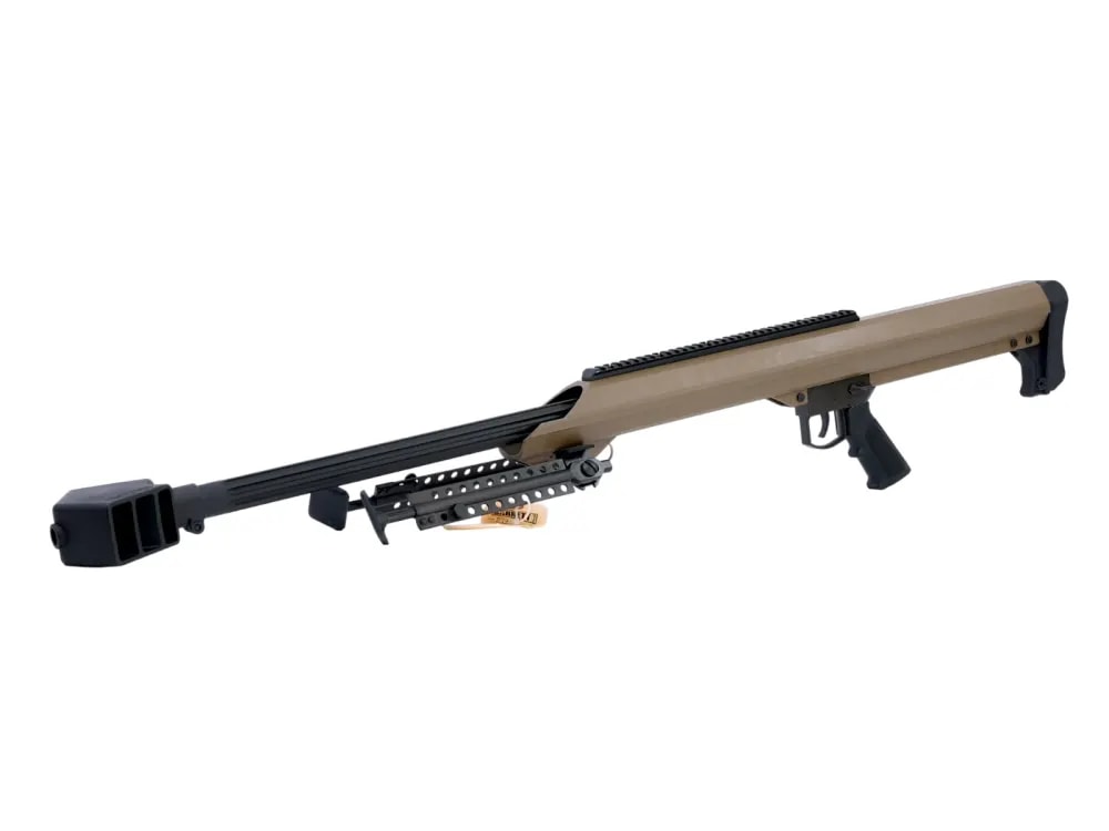 Barrett M99 Model 99 50 BMG 29" Fluted Single Shot Bolt Action FDE Unfired-img-1