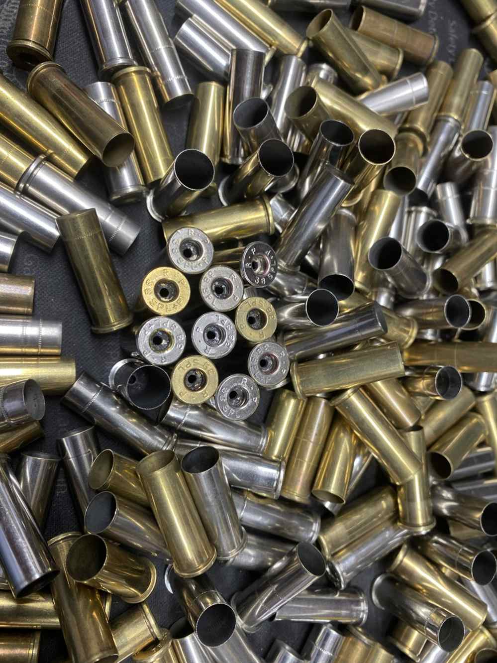 .38 Special Brass  Mixed Headstamps, 1x Fired, 100% Processed - 250 Pieces-img-0