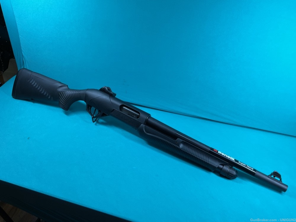 Italian Made Benelli Super nova Pump Shotgun Full Stock 18.5” 4+1. 12GA-img-1