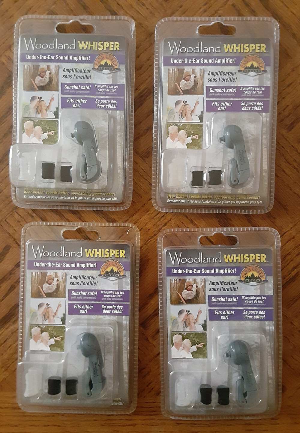 Lot of 4 Cass Creek woodland whisper 2 Hunting Amplifiers NOS-img-0