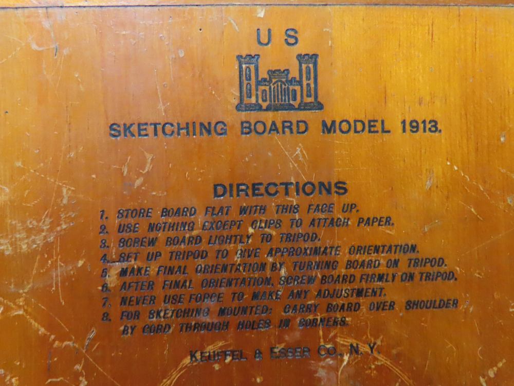 WWI US ARMY CORPS OF ENGINEERS MODEL 1913 SKETCHING BOARD FOR DRAWING-img-0