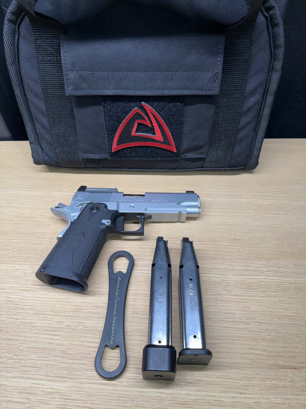 Alchemy Custom Weaponry Quantico HiCap 9mm 2011, Hard Chrome-img-2