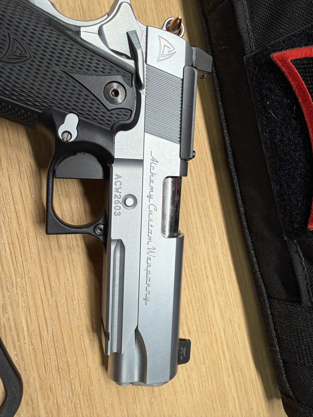 Alchemy Custom Weaponry Quantico HiCap 9mm 2011, Hard Chrome-img-3