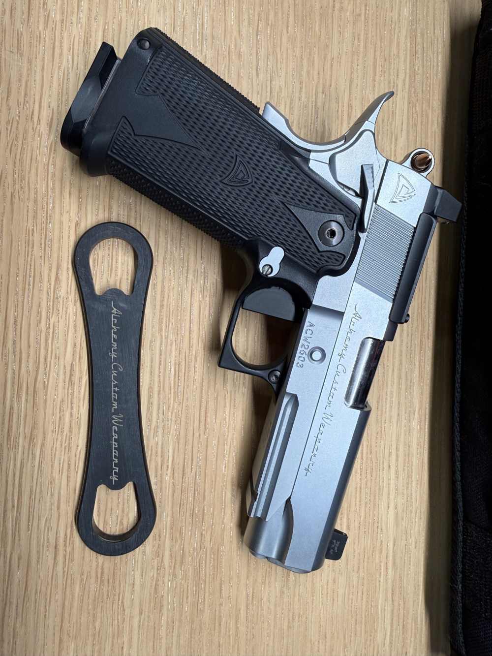 Alchemy Custom Weaponry Quantico HiCap 9mm 2011, Hard Chrome-img-0