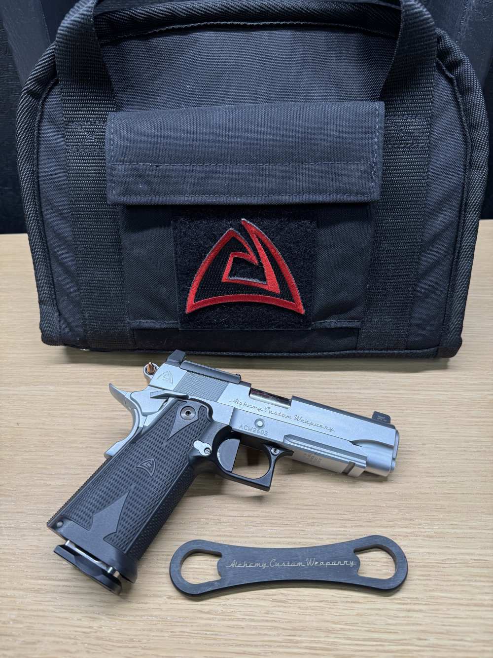Alchemy Custom Weaponry Quantico HiCap 9mm 2011, Hard Chrome-img-1