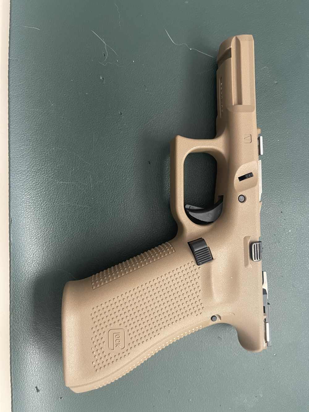 Glock 19X V FDE Complete Factory Frame - 9mm - G19X G17 G19 - NR-img-1