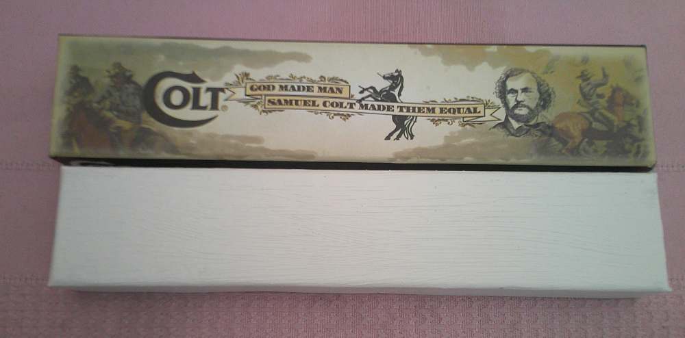 NIB Colt “God Made Man, Samuel Colt Made Them Equal” Straight Edge Razor!-img-23