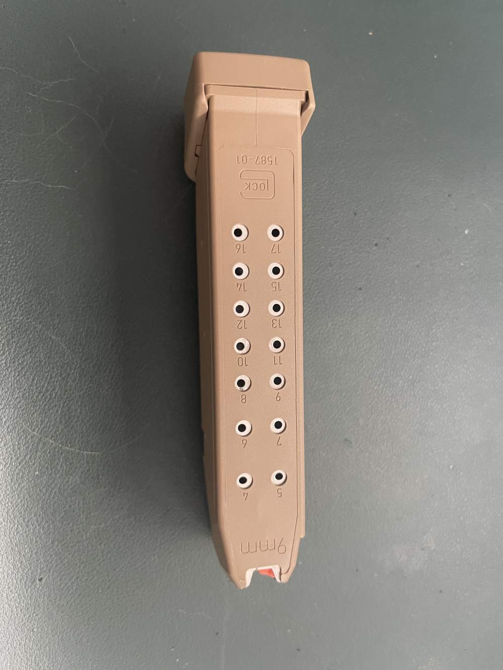 Glock 19rd FDE Factory OEM Magazine 17 / 19 / 19x / 45- G19X G45 G17-img-0