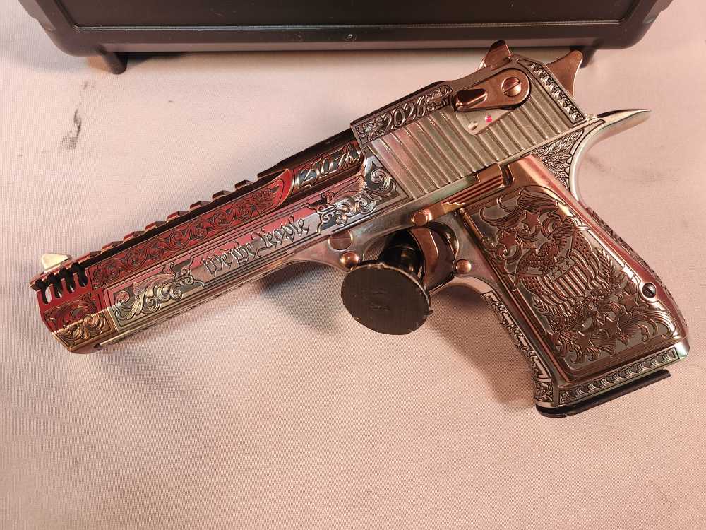 MAGNUM RESEARCH DESERT EAGLE "250 YEARS OF LIBERTY" NEW! 1 OF 100-img-1