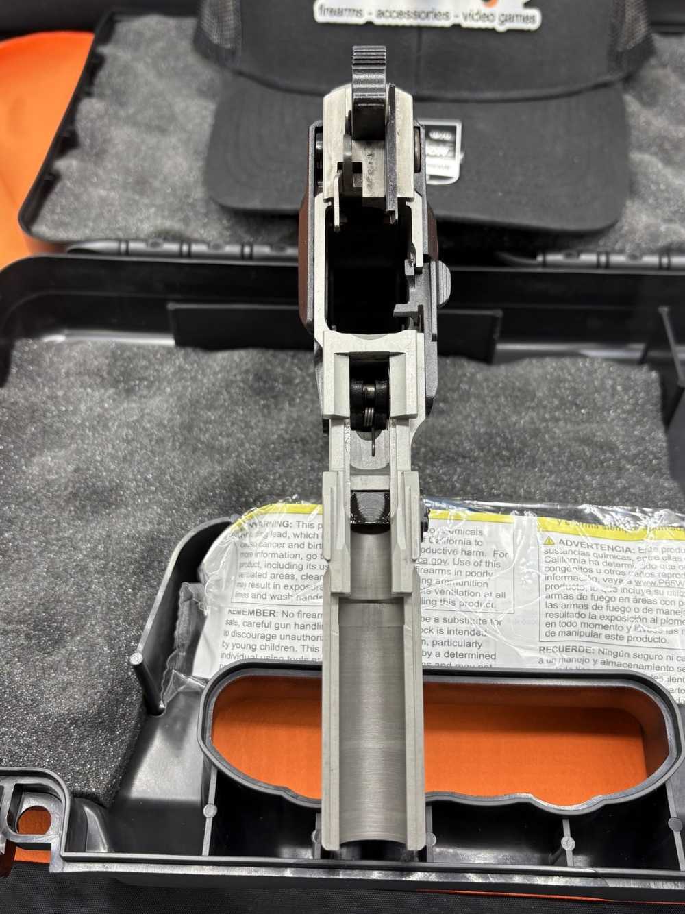 COMPLETE FRAME Beretta M9A1 INOX COMPACT 9mm Lower Grip Rail - NO MAGS-img-3
