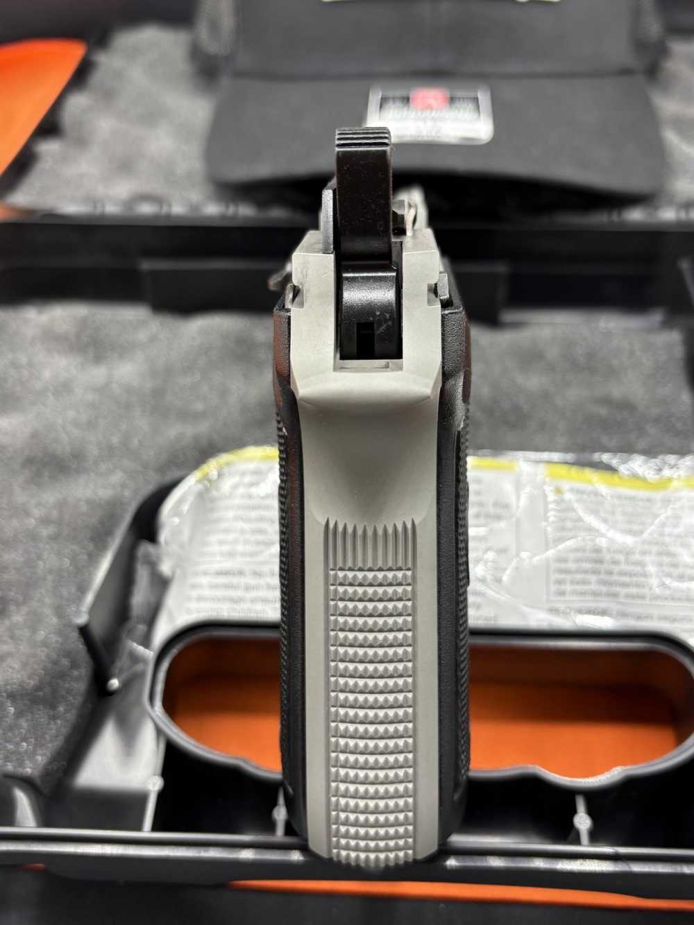 COMPLETE FRAME Beretta M9A1 INOX COMPACT 9mm Lower Grip Rail - NO MAGS-img-2