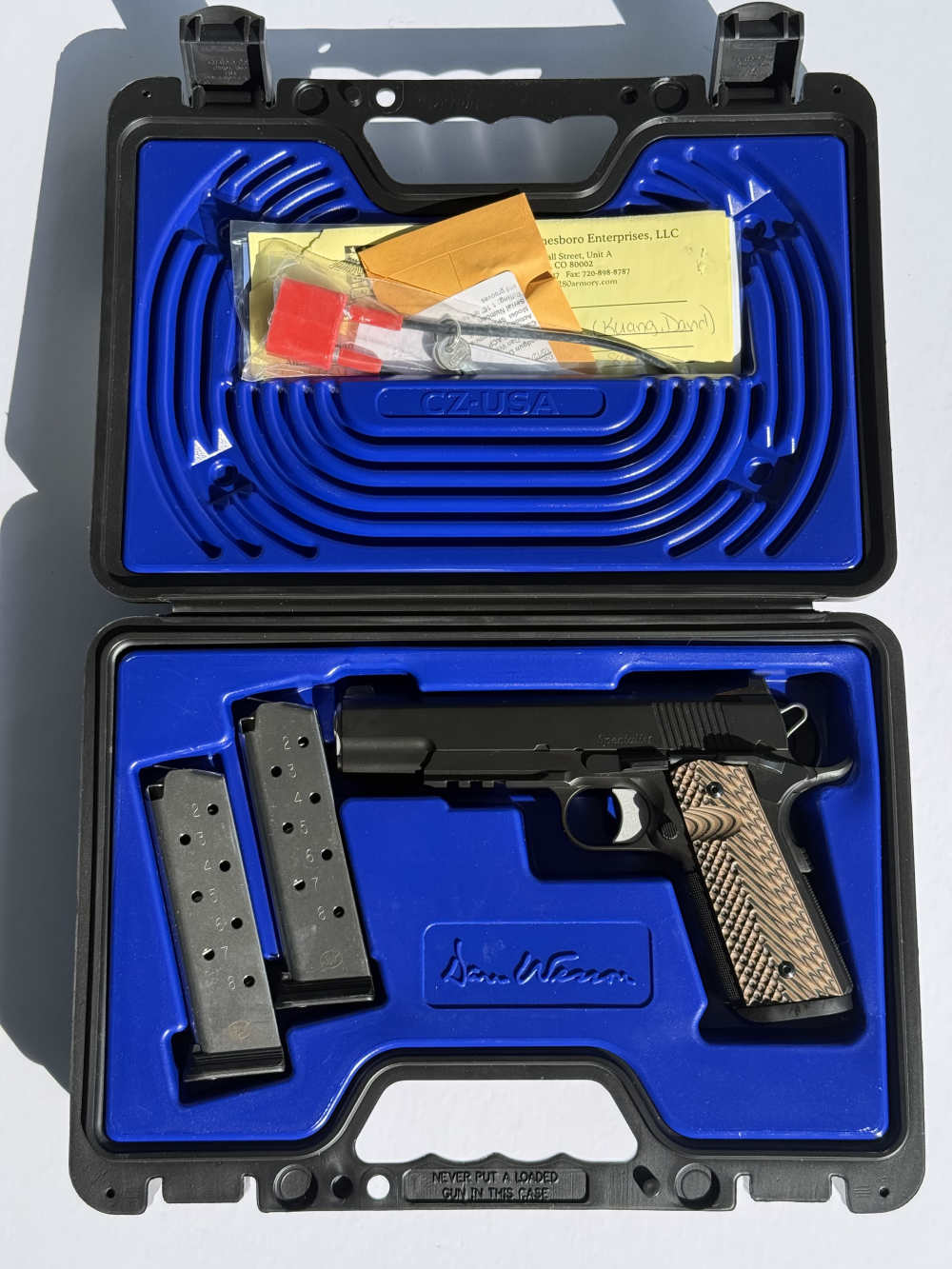 Dan Wesson Specialist Black 45 ACP Pistol *Brand New*-img-4