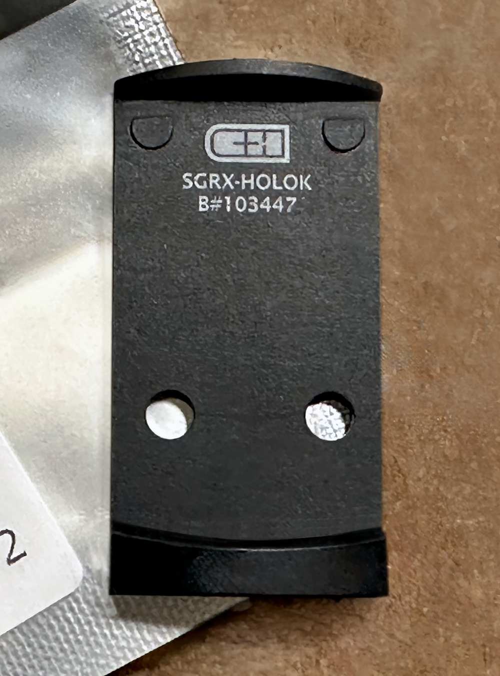 C&H Precision Adapter Plate Sig P320 RX/Pro /AXG to Holosun 407/507K Mount-img-6