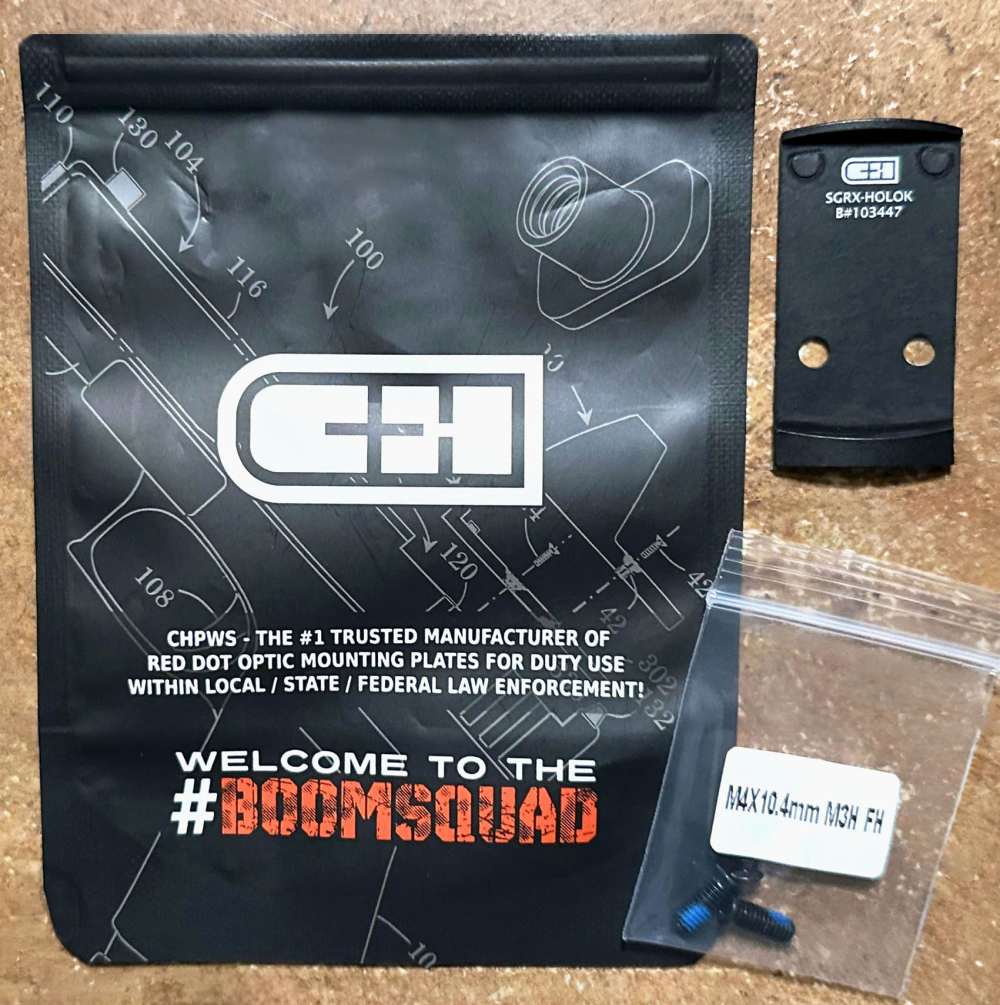 C&H Precision Adapter Plate Sig P320 RX/Pro /AXG to Holosun 407/507K Mount-img-5