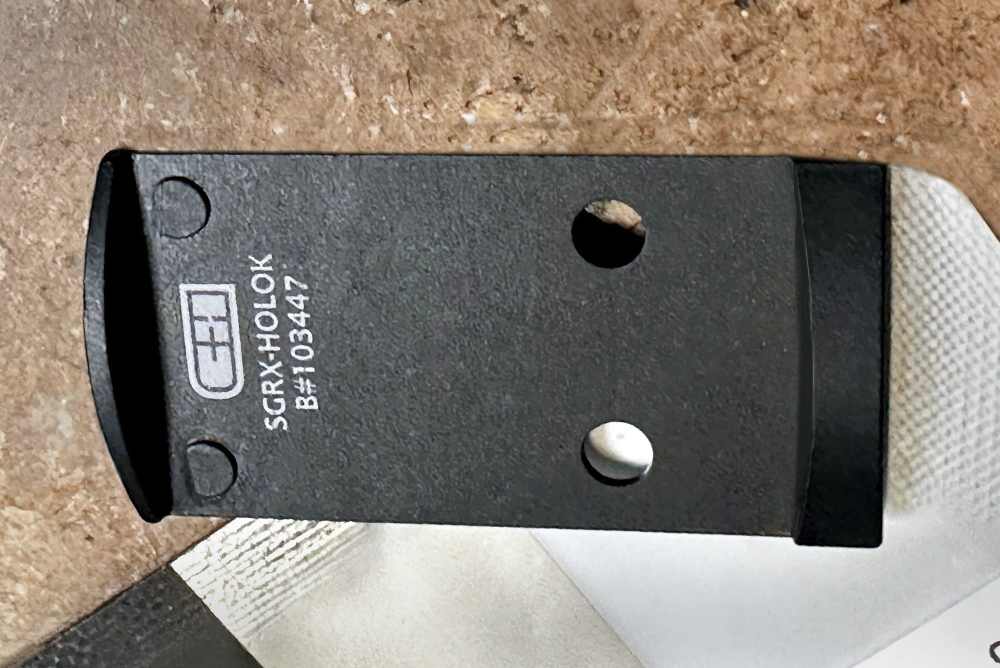 C&H Precision Adapter Plate Sig P320 RX/Pro /AXG to Holosun 407/507K Mount-img-3