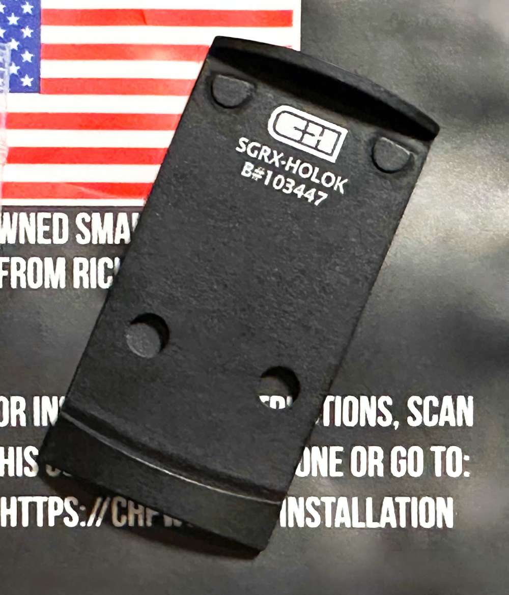 C&H Precision Adapter Plate Sig P320 RX/Pro /AXG to Holosun 407/507K Mount-img-1