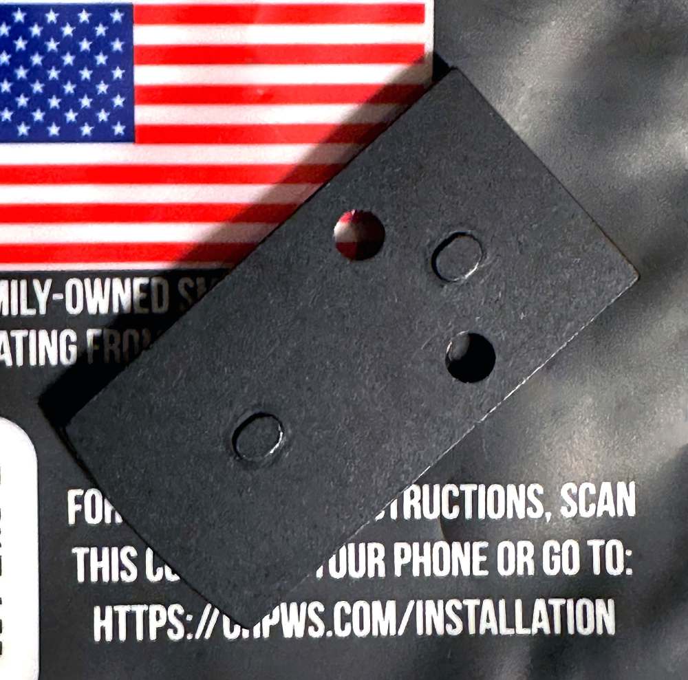 C&H Precision Adapter Plate Sig P320 RX/Pro /AXG to Holosun 407/507K Mount-img-2