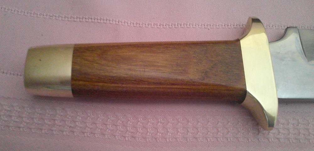 Rare USA MFG COLT Collector Grade 1977 Texas Aurum Etch Bowie Knife #V50662-img-15