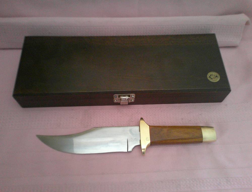 Rare USA MFG COLT Collector Grade 1977 Texas Aurum Etch Bowie Knife #V50662-img-9