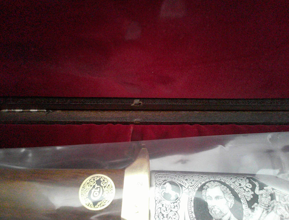 Rare USA MFG COLT Collector Grade 1977 Texas Aurum Etch Bowie Knife #V50662-img-21