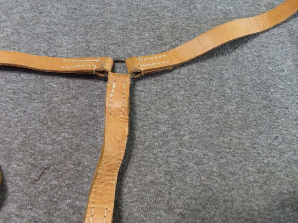 INDO CHINA WAR ERA FRENCH WAIST BELT-Y STRAPS AND EQUIPMENT HANGERS-img-7