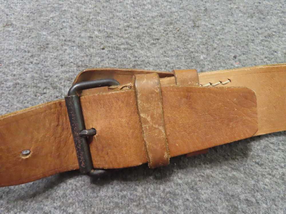 INDO CHINA WAR ERA FRENCH WAIST BELT-Y STRAPS AND EQUIPMENT HANGERS-img-1