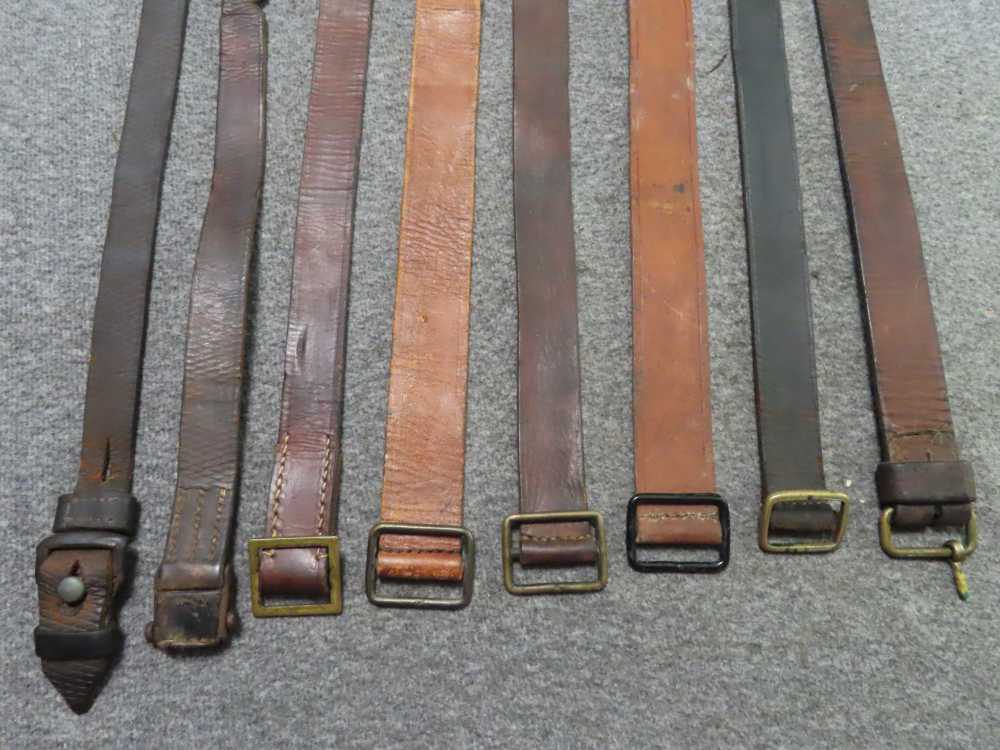 8-WWII ERA EUROPEAN MILITARY RIFLE SLINGS-MOSTLY MAUSER FROM MANY COUNTRIES-img-2