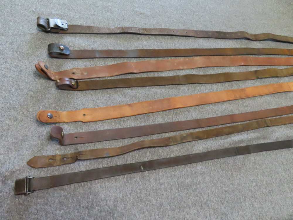 8-WWII ERA EUROPEAN MILITARY RIFLE SLINGS-MOSTLY MAUSER FROM MANY COUNTRIES-img-8