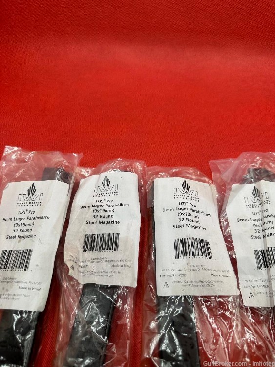 4 UZI IWI PRO Magazines 32 Rd New-img-0