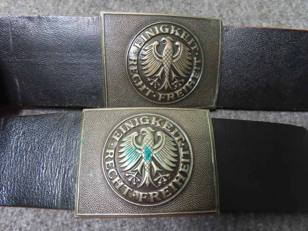 6-COLD WAR WEST GERMAN ARMY ENLISTED BELTS AND BUCKLES, ORIGINAL-img-1