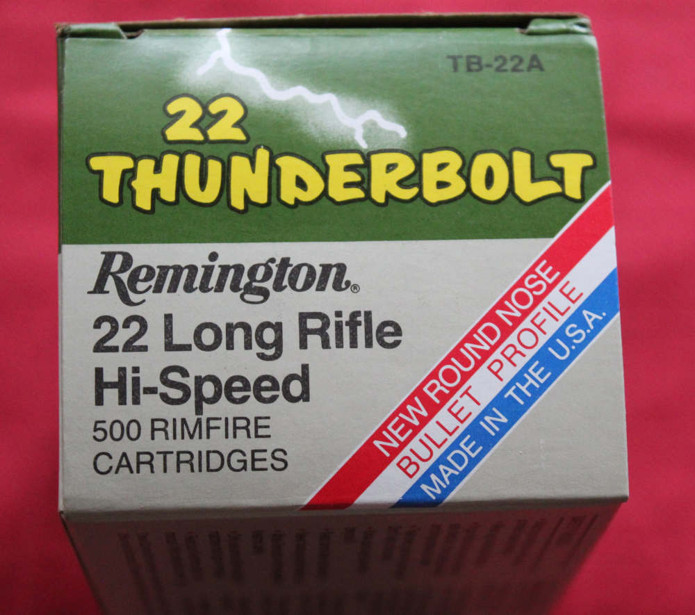 500 Rimfire HiSpeed .22 lr THUNDERBOLT, Long Rifle Cartridges, 40gr, LRN-img-1