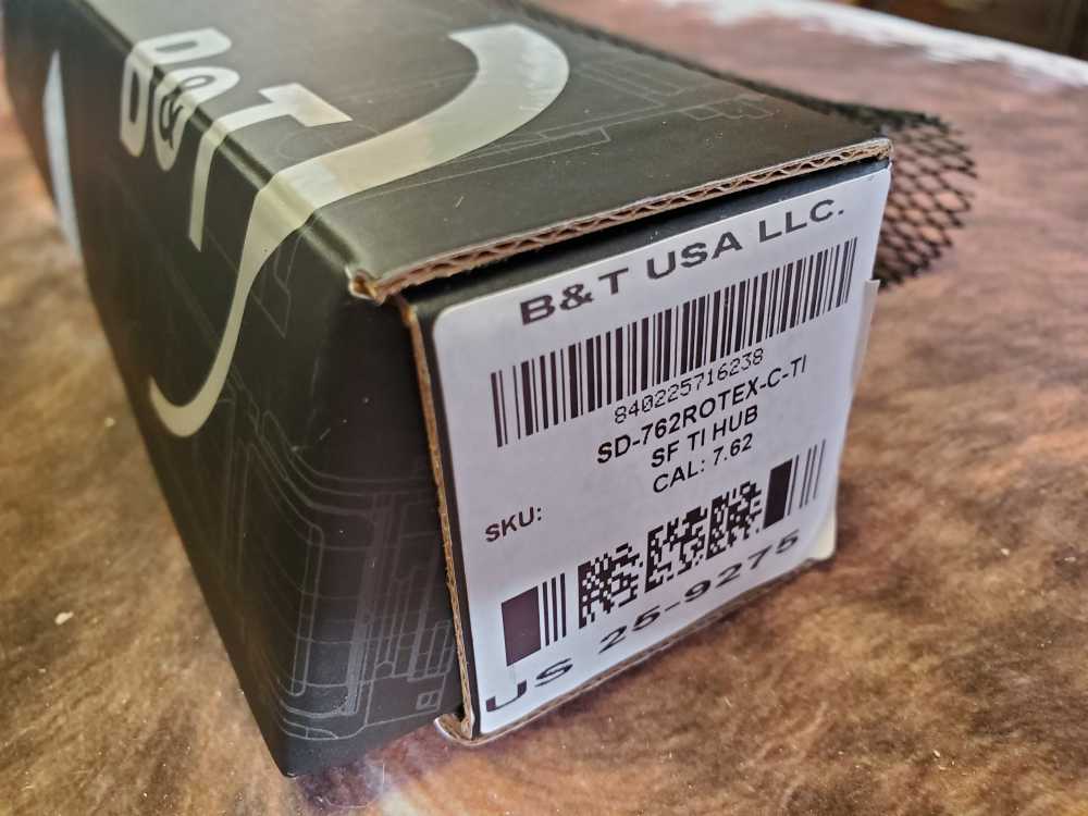 B&T ROTEX 7.62 Titanium. SF Hub PRINT-X SD-762ROTEX-C-Ti 308 Can on FORM 3-img-1
