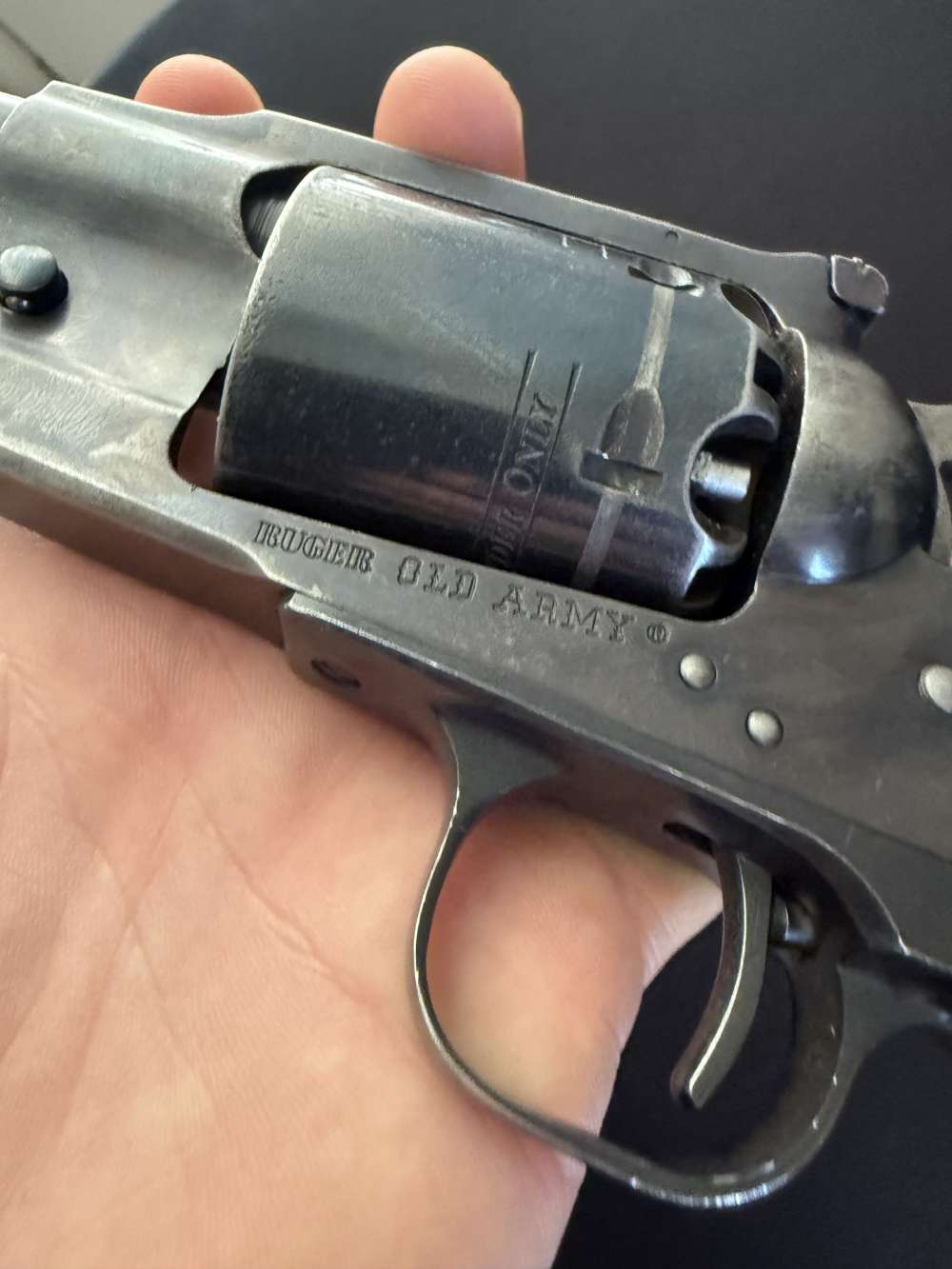RUGER OLD ARMY PERCUSSION REVOLVER .45 Rifled.-img-14