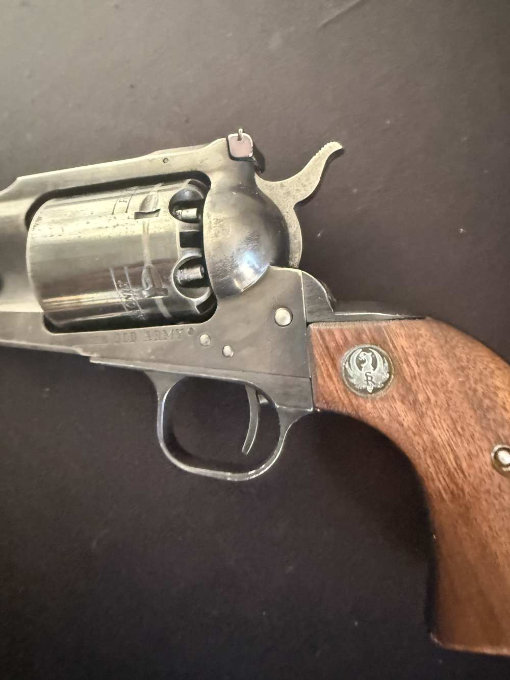 RUGER OLD ARMY PERCUSSION REVOLVER .45 Rifled.-img-1